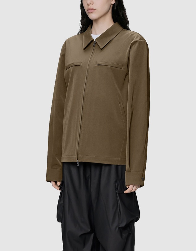 RAINS - Women's Tech Woven Overshirt Splinter