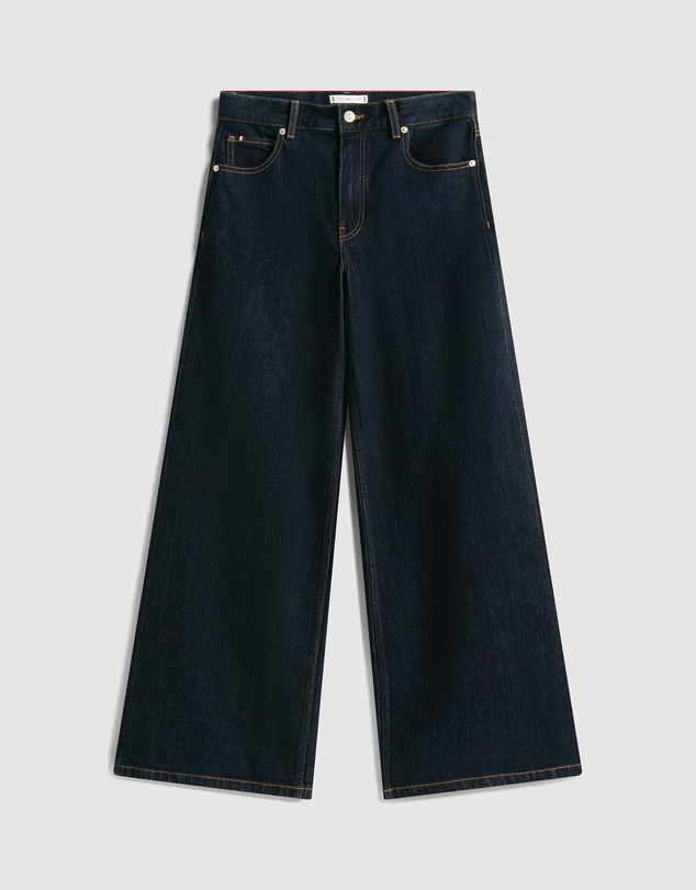 Tommy Hilfiger - Denim Rinse 70's Wide Leg High Waist Jeans