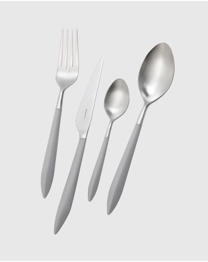 Bugatti - Ares Cutlery Set 16-piece - Grey