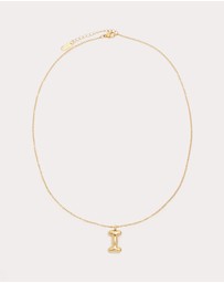 Petit Moments - Bubble Initial Necklace - All Letters