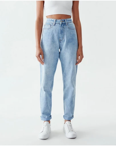 Calli - Turn Up Jeans