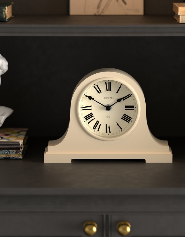 Newgate - Newgate Broadway Mantel Clock-Vanilla Cream