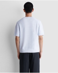 COS - Knitted Linen-Cotton T-Shirt
