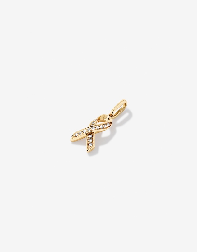 Michael Hill - 0.05TW Cancer Ribbon Pendant in 10kt Gold