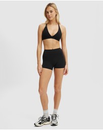 Cotton On Body Active - Ultra Luxe Dip Back Shortie Shorts