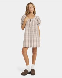 Roxy - Womens Delilah Check Mini Dress