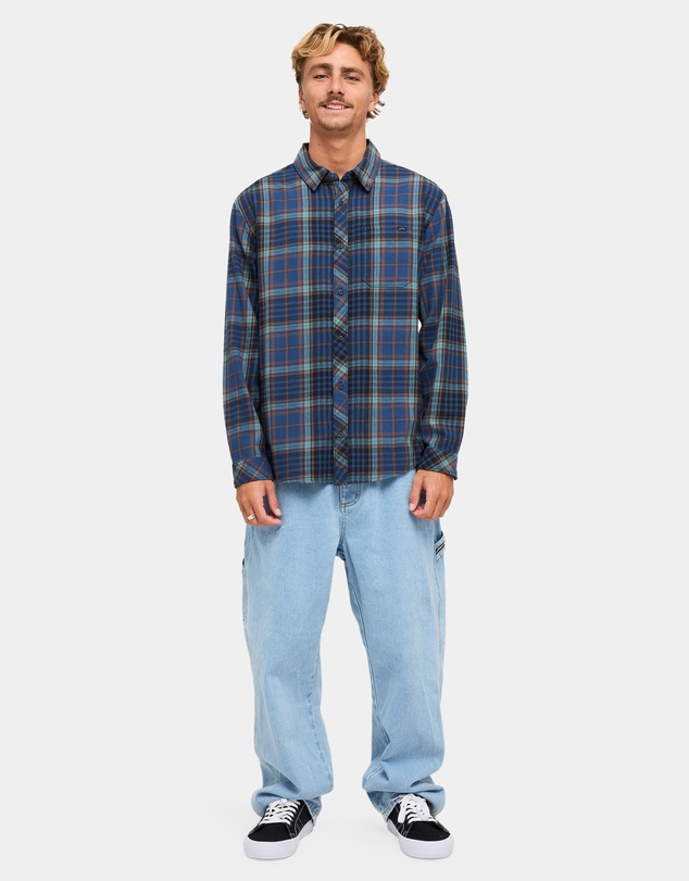 Billabong - Mens Coastline Long Sleeve Flannel Shirt