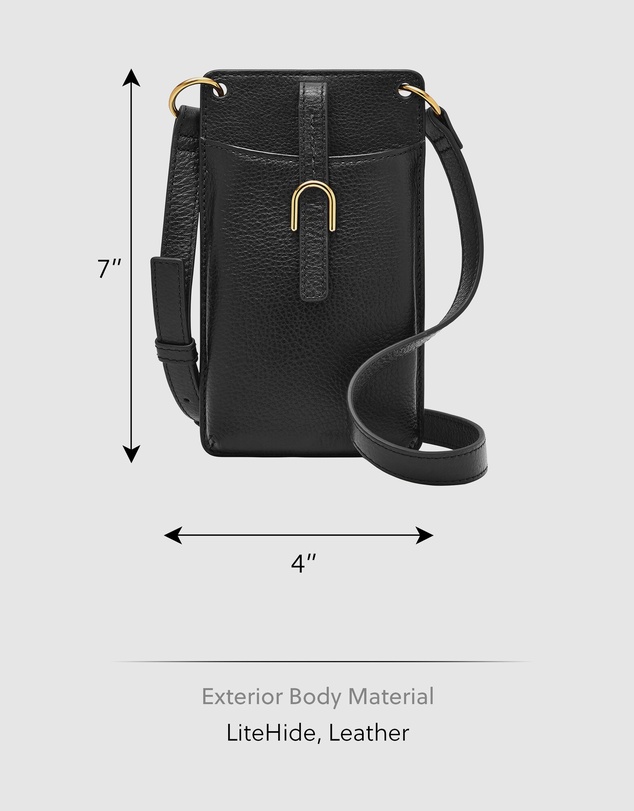Fossil - Vada Black Crossbody Bag