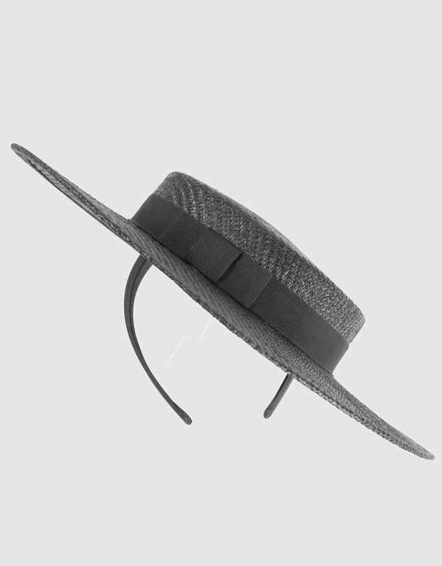 Max Alexander - Black Boater Hat