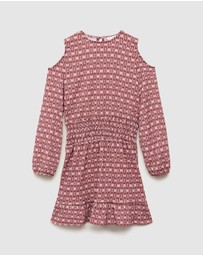 M.N.G - Greenc Dress - Kids-Teens