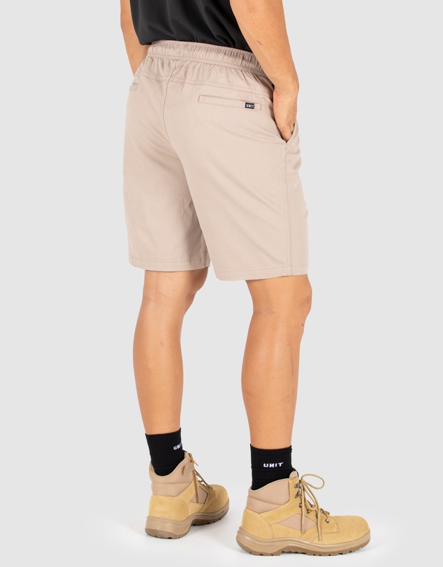 UNIT - UNIT Pivot Mens Elastic Waist Chino Shorts