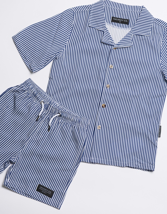 Vacancy Co - Deck (Traditional Stripe) Dress Shirt - Youth