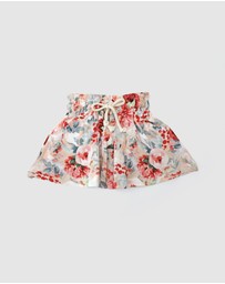 WITH LOVE FOR KIDS - Cotton Muslin Paperbag Skirt - Babies - Kids