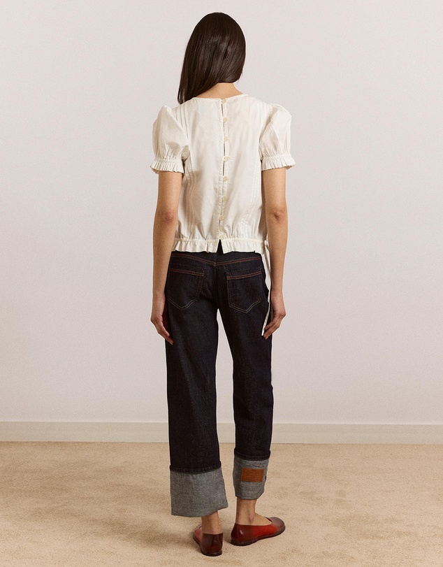 Damson Madder - Mabel Lace Insert Blouse