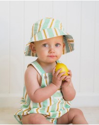 Fox & Finch - Surf's Up Stripe Sunhat - Kids