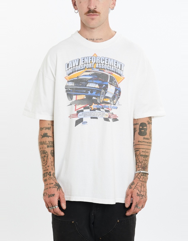 Vintage by The Real Deal - Pre Loved - Vintage 1998 Law Enforcement Motorsport Association Tee