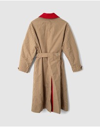 Damson Madder - Anja Reversible Honey Trench