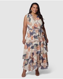 Pink Dusk by Curve Project - Wild Nights Maxi Dress