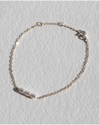 SAINT VALENTINE - Mini Pearl Bracelet - Silver
