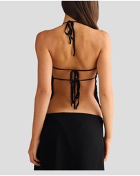 Vacay Swimwear - Aurelia Top Black