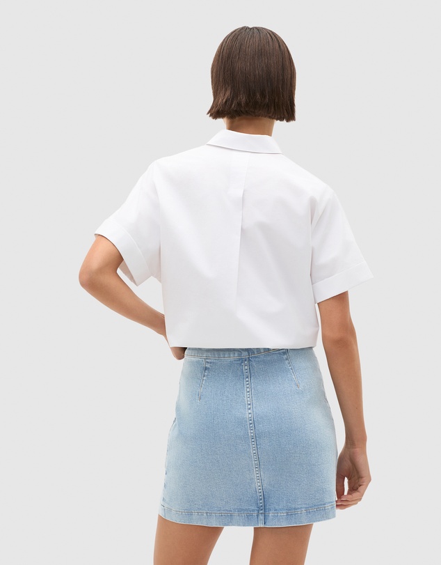 Seed Heritage - Denim A-Line Pocket Mini Skirt