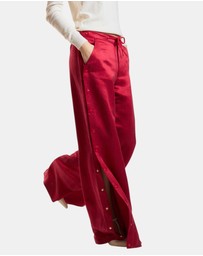 Cynthia Rowley - Wide Leg Snap Pants
