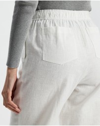 White By FTL - Robin Linen Pants