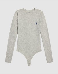 Polo Ralph Lauren - Club Cotton Long Sleeve Bodysuit Top