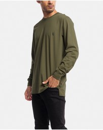 Counter Culture - Cypher Embroidery Long Sleeve Tee