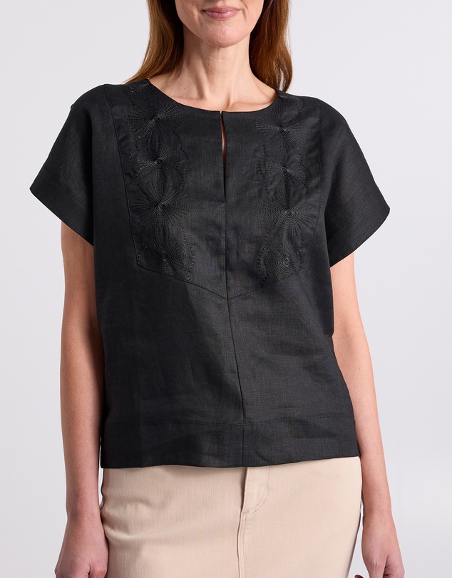 David Lawrence - Andrea Linen Mix Tee