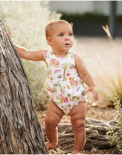 Fox & Finch - Woven Bodysuit - Babies