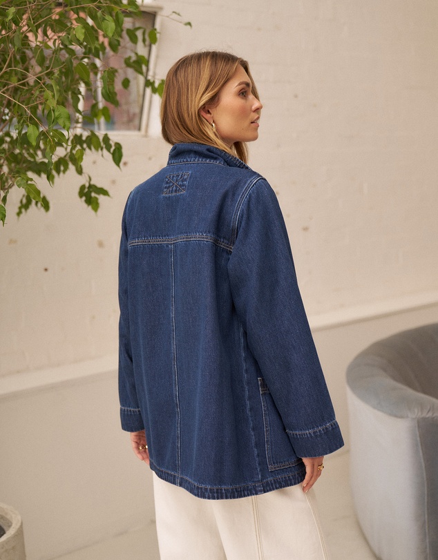 Ceres Life - Tilda Funnel Neck Shacket