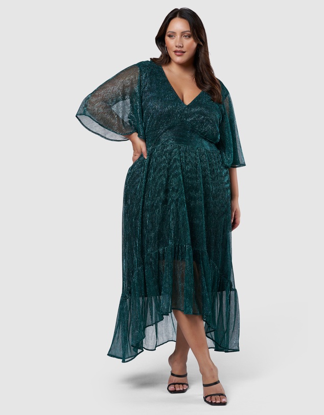 Pink Dusk by Curve Project - Tease Me Maxi Dress