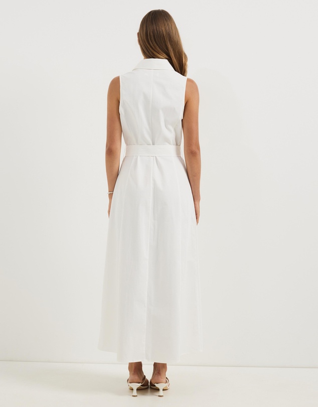 Atmos&Here - Ally Sleeveless Maxi Dress With Belt