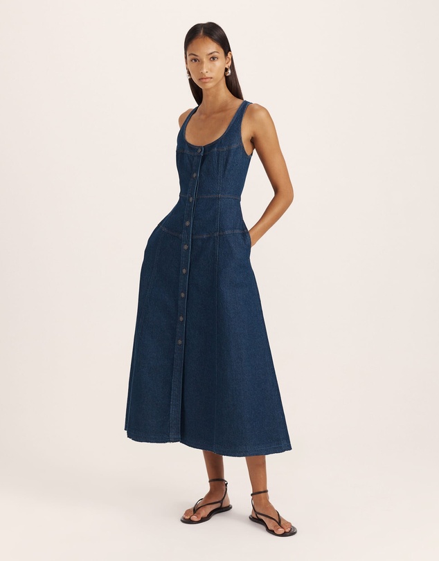 SABA - Cara Denim Midi Dress