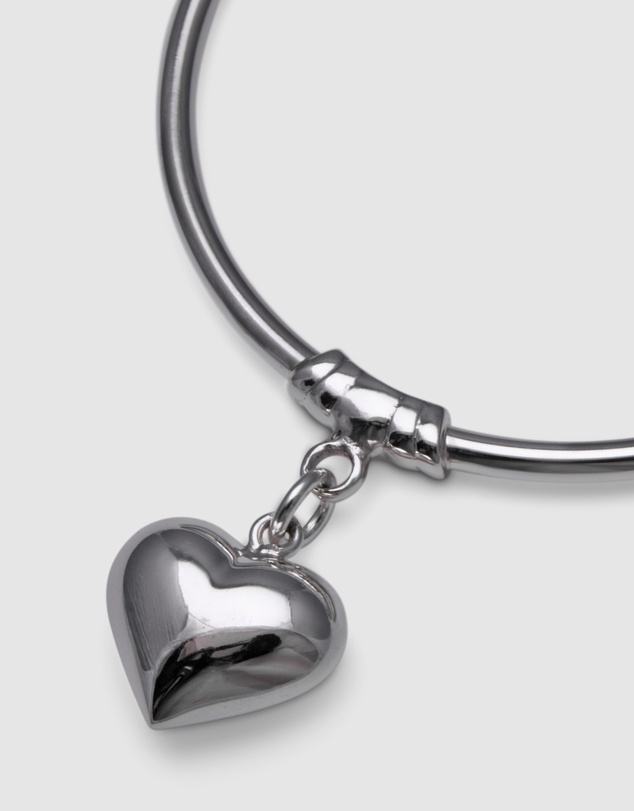 Von Treskow - Art Deco Bangle With Puffy Heart