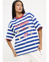 Subtitled - La Plage Stripe Short Sleeve T-Shirt