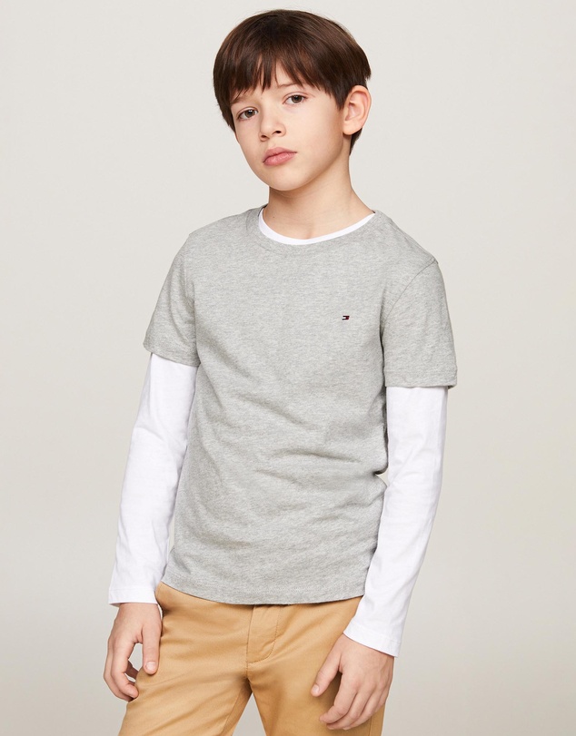 Tommy Hilfiger - Basic Crew Neck Short Sleeve T-Shirt - Kids