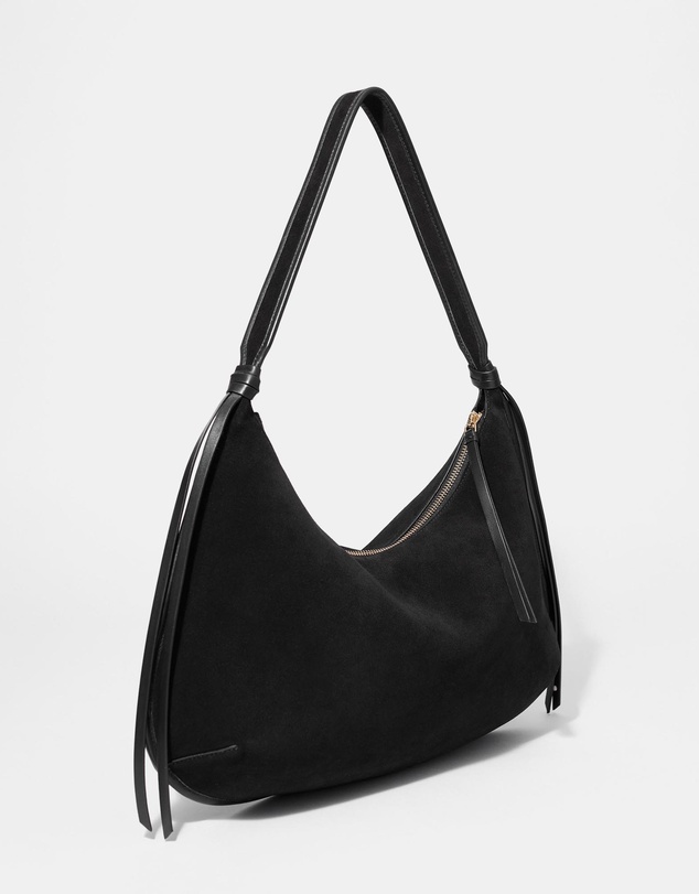 & Other Stories - Fringed Suede Shoulder Bag