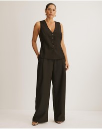 Atmos&Here Curvy - Mariah Wide Leg Pants