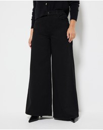 Commonry - Elasticated Wide Leg Jean