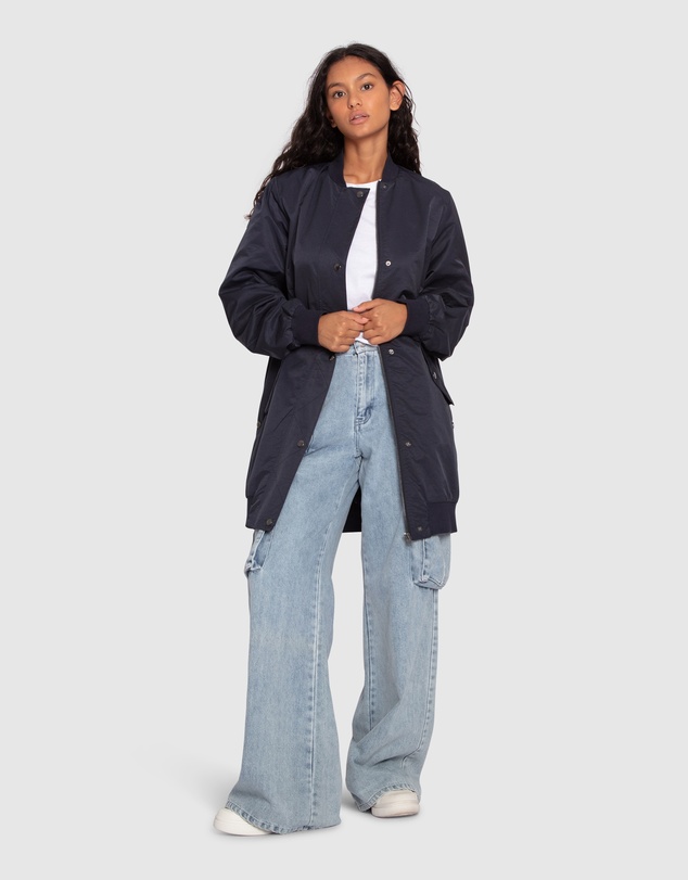 Belle & Bloom - Chasing You Long Bomber Jacket