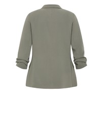 City Chic - Plus size Abbie Blazer - dark sage