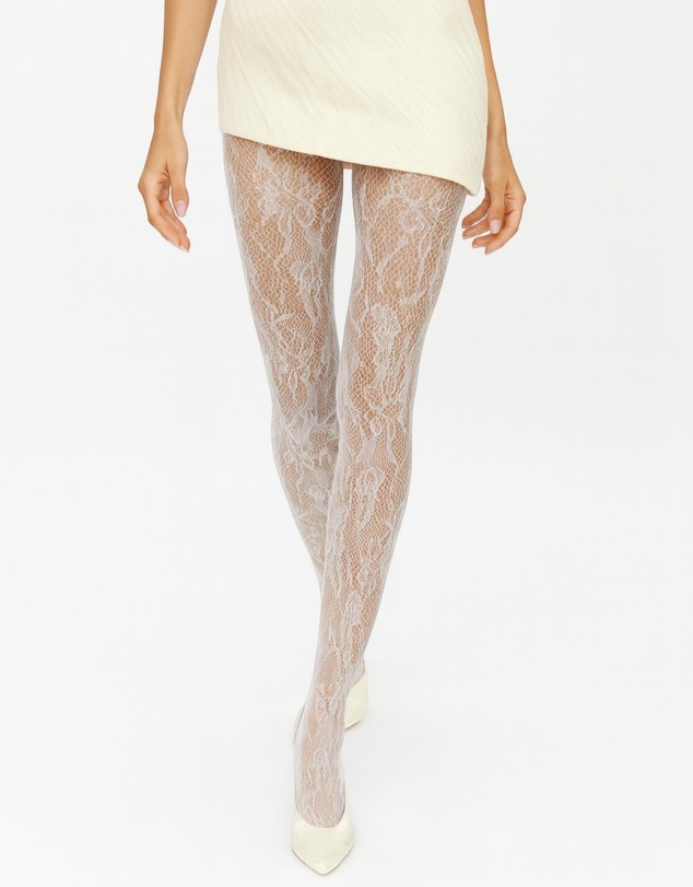 High Heel Jungle - Venise Lace Fishnet Tights