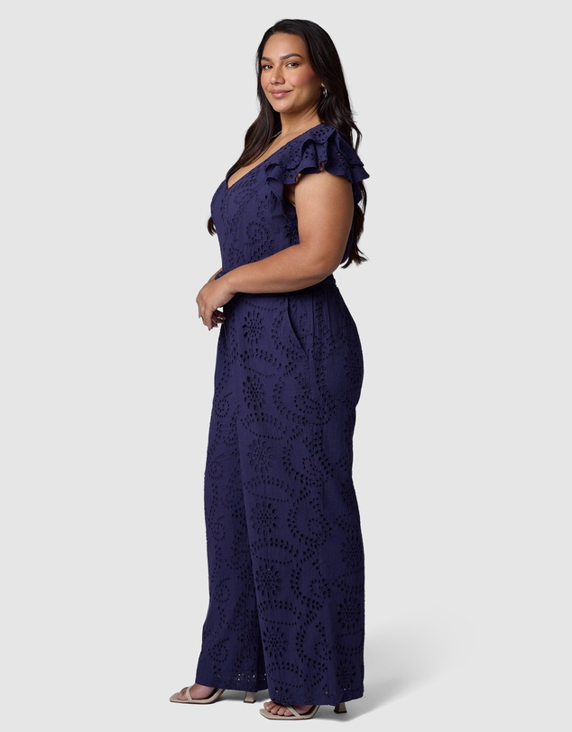Something 4 Olivia - Layla Broderie Jumpsuit