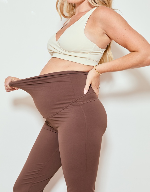 Soon Maternity - Straight Flare Overbelly Leggings