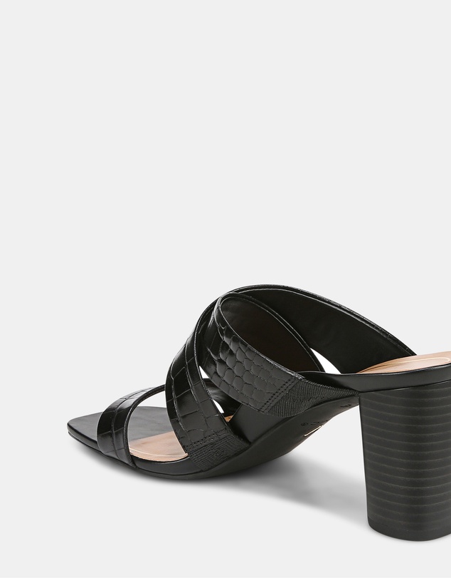 Vionic - Merlot Heeled Sandal - Black Croc