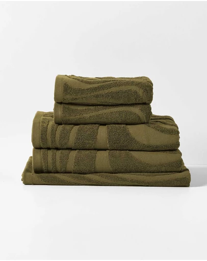 Aura Home - Wave Bath Towel Set