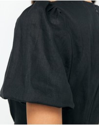 AERE - Elowen Linen Mini Dress