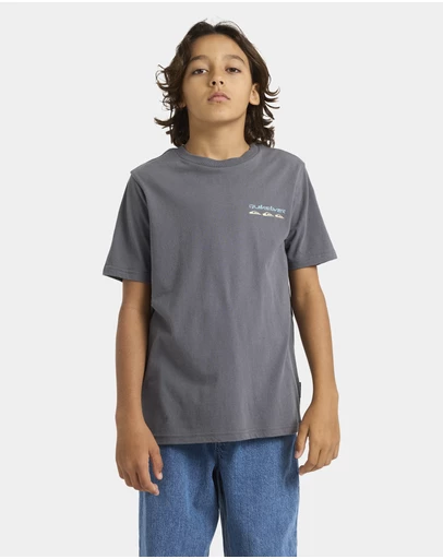 Quiksilver - Boys 8 to 16 Stacked Line Up T-Shirt